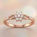 VIORAA Sleek Diamond Bar Ring