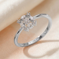 Celestia Floral Cluster Diamond Ring