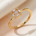 Celestia Floral Cluster Diamond Ring