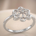 Rose Bloom Diamond Ring