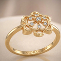 Rose Bloom Diamond Ring