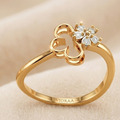 Aurelia Swirl Diamond Ring