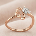 Aurelia Swirl Diamond Ring