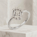 Floral Halo Diamond Ring (Vioraa-Inspired Design)