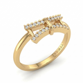 VIORAA Linked Bar Diamond Ring